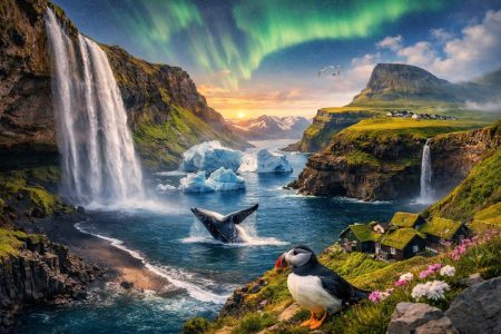 TOUR BẮC ĐẠI TÂY DƯƠNG: ICELAND – GREENLAND – FAROE 13N11D